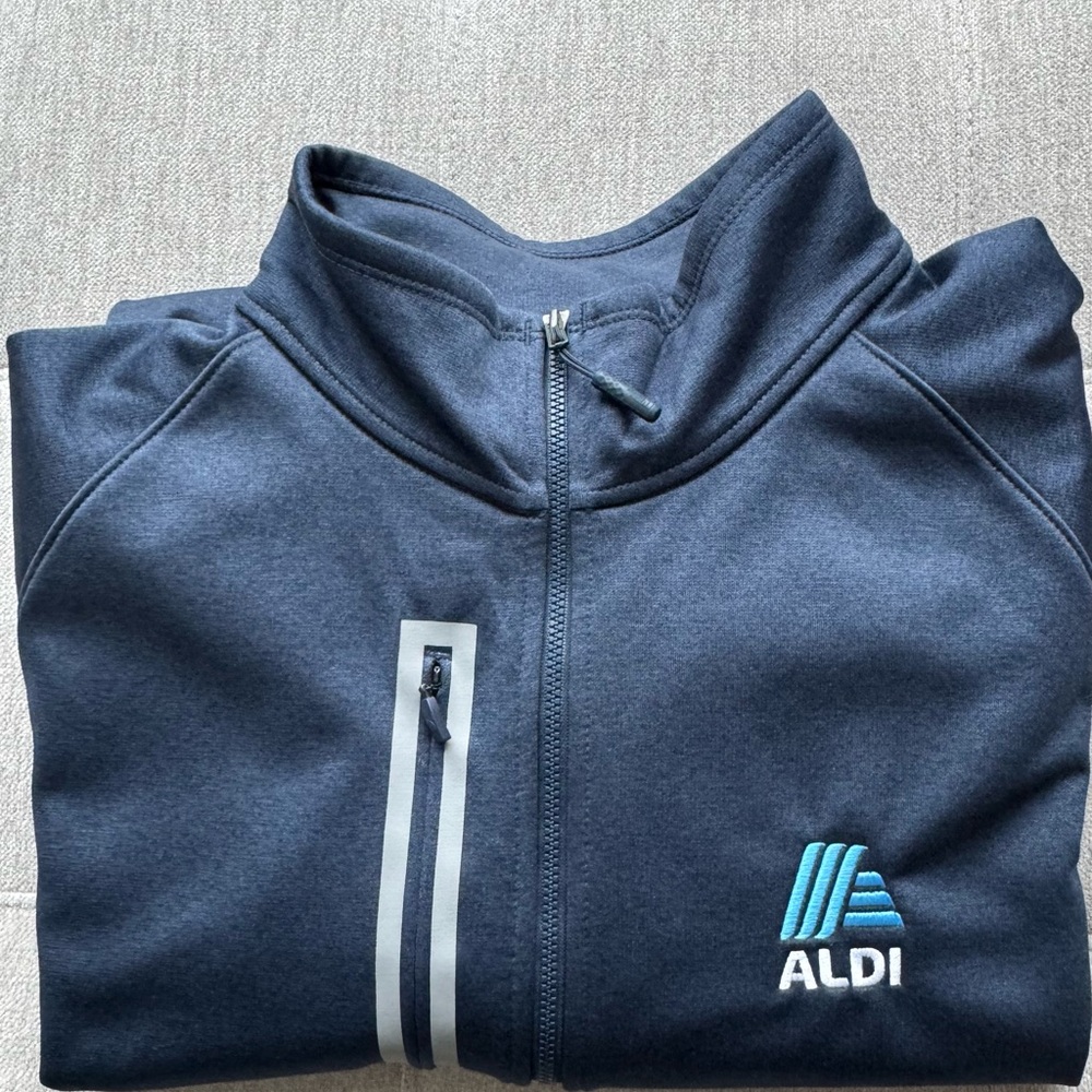 North Face/ Aldi collab Navy Blue Zip-Up Jacket